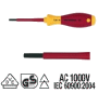 Destornilladores Torx Ergonomico para aplicaciones electricas Wiha